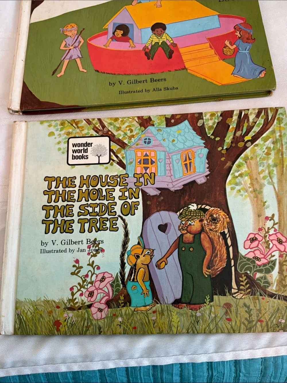 Vintage Children's Storybook Collection Wonder world by V. Gilbert Beers 7 books